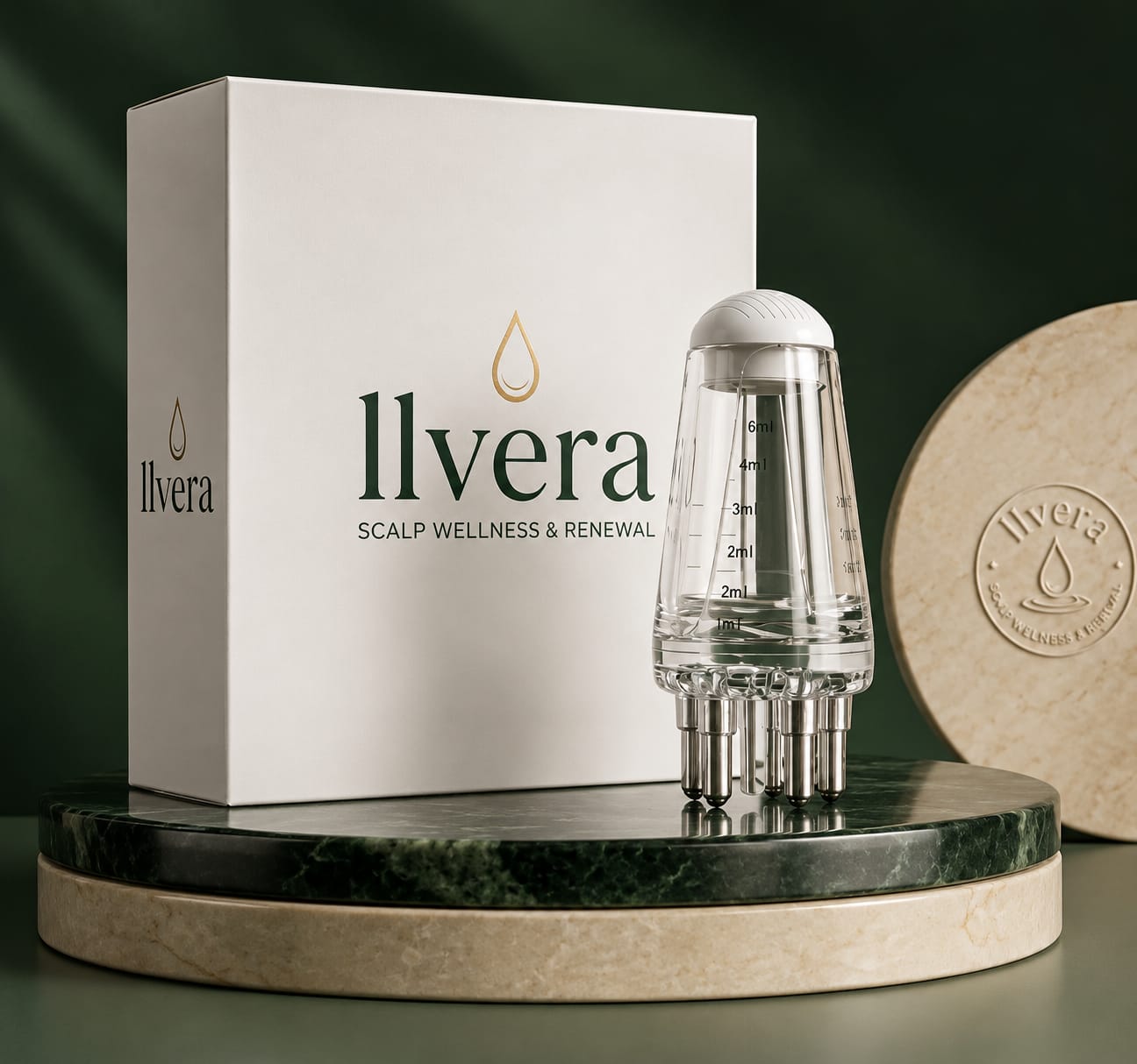 LLVERA™ Crowned Scalp Oil Applicator